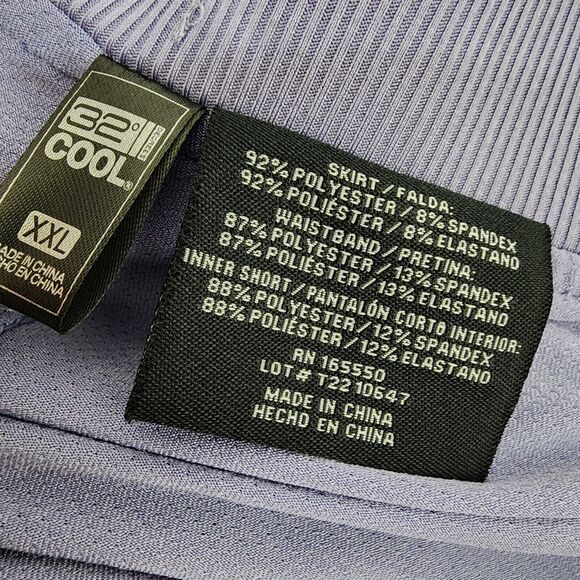 32 Degrees Cool Women Skort XXL Purple Stretch Active Skirt Golf Pockets Pull On - Picture 7 of 8